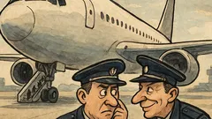 Banc: Doi polițiști, pe un aeroport...