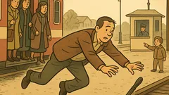 Banc: Pe peron, în gara din Craiova