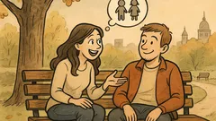 Banc: Doi îndrăgostiți stau pe bancă