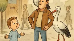 Banc: Un băiat îl întreabă pe tată