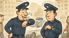 Banc: De ce polițiștii își ling ceasurile?