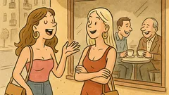 Banc: Două pițipoance stau de vorbă…