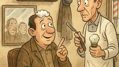 Banc: Un moldovean intră într-o frizerie…