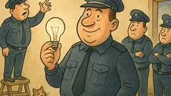 Banc: Câți polițiști schimbă un bec?