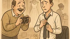 Banc: Fiule, hai să facem o poză!