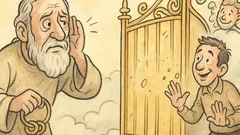 Banc: Stătea Sfântul Petru la poarta Raiului