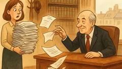 Banc: Intră secretara cu teancul de CV-uri