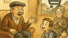 Banc: Prin anul 2035, nepotul întreabă