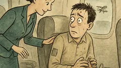 Banc: Stewardesa întreabă dacă ai mai zburat