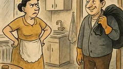 Banc: Soția: Nesimțitule, săptămâna asta...