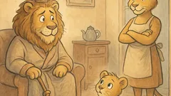 Banc: Puiul de leu: Tati, ești rege?