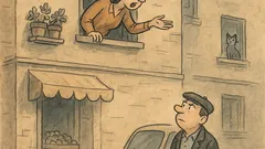 Banc: Maria îi strigă lui Ion pe geam