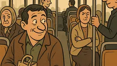 Banc: În autobuz: Vă dați la prima?