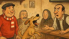 Banc: Intră dinamovistul cu câinele în bar...