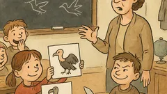 Banc: Profesoara cere o pasăre zburătoare