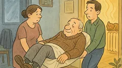 Banc: — Bulă, cine vă ajută cel mai mult?