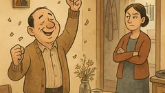 Banc: Soția mea mi-a cerut iertare...