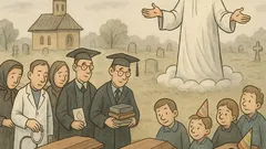 Banc: Trei prieteni ajung la Sfântul Petru