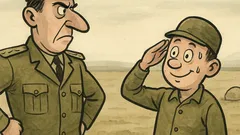 Banc: Bula intră în armată, căpitanul…