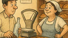 Banc: Un tip intră în magazin...