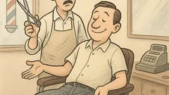 Banc: Frizerul întreabă: Cum să vă tund?