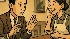 Banc: Un tip intră într-un local...