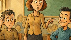 Banc: Învățătoarea îl întreabă pe Gigel