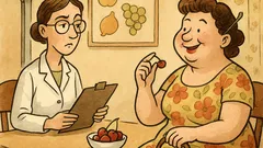 Banc: O femeie intră la dietetician…