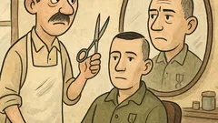 Banc: Frizerul întreabă: „Ați mai fost?”