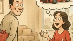 Banc: Soția mea vrea ceva roșu…