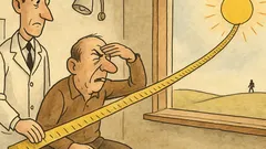 Banc: Domnule doctor, nu văd la depărtare!