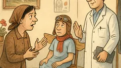 Banc: – Doctore, soțul meu se crede avion