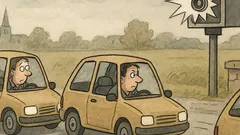 Banc: Un șofer trece pe lângă radar…