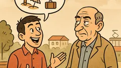 Banc: Un tânăr și soacra, vacanță doi ani