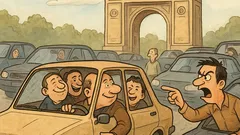 Banc: Badea Gheorghe la Arcul de Triumf