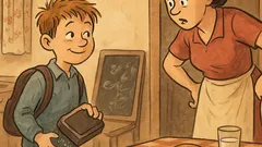 Banc: Bula vine de la școală...