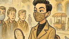 Banc: Unii sunteți mai frumoși cu mască…