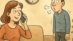 Banc: O tipă sună cea mai bună prietenă