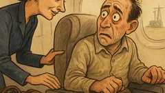 Banc: Stewardesa îl întreabă: Ați mai zburat?